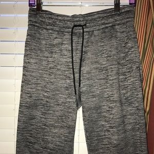 Gray under armor warm sweatpants